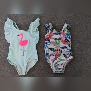 (2) 18 Months Toddler Bathing Suits